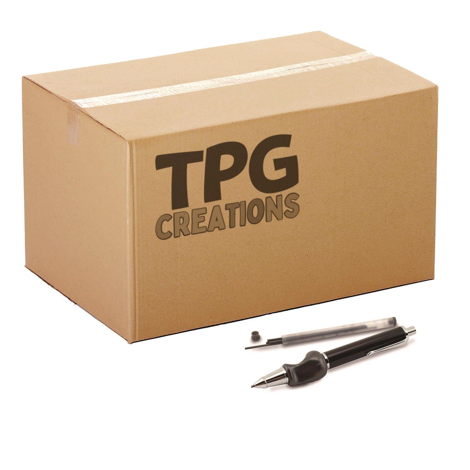 tpg-creations-heavyweight-mechanical-pencil-set-w-the-pencil-grip-2-mm-lead-refills-hb-2-black-lead-black-navy-silver-barrel-8-ct-tpg65208_1